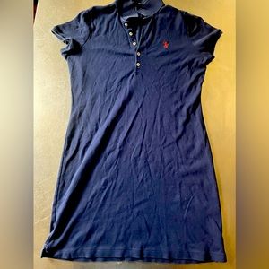 Woman’s Blue Polo Dress